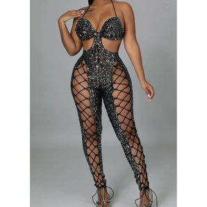 "FWM" Jumpsuit - The Trap Doll Hou$e Boutique "FWM" Jumpsuit